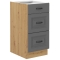 Szafka dolna 3 szuflady 40 D 3S PREMIUM BOX